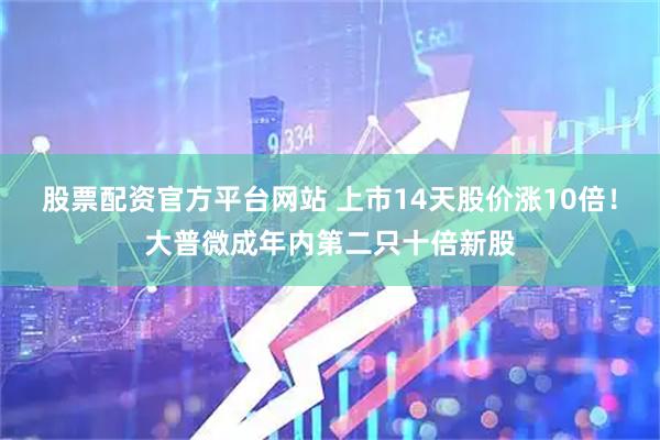 股票配资官方平台网站 上市14天股价涨10倍！大普微成年内第二只十倍新股
